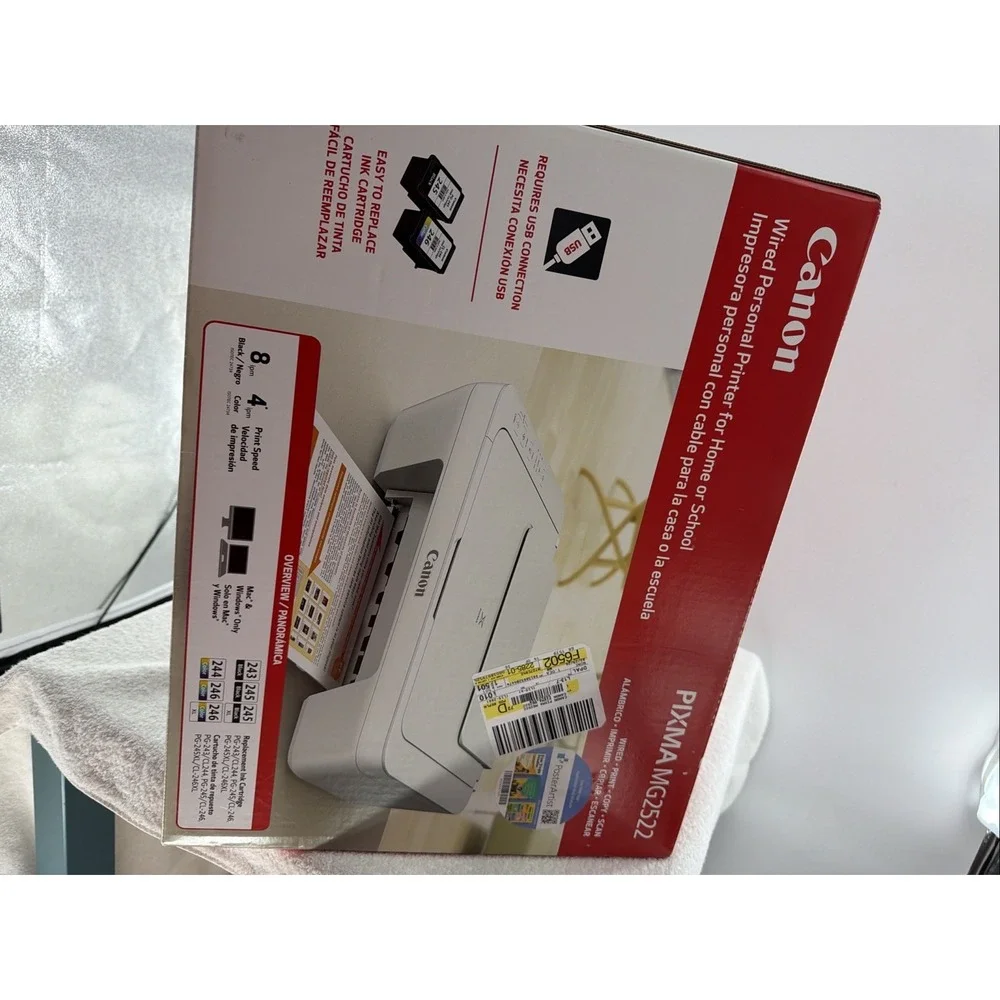 New Canon Pixma MG2522 All-in-One Inkjet Printer Scanner and Copier Sealed
